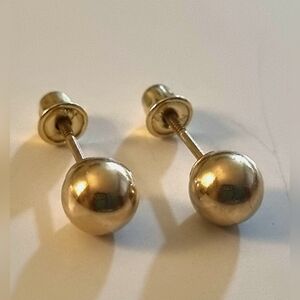 5mm, 14K Yellow Gold Ball Studs